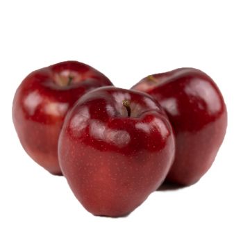 Three Red Delicious Apples