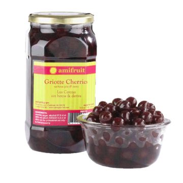 Jar and Bowl of Brandied Cherries