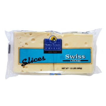 Sliced Swiss Cheese - Local