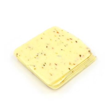 Slices of Sliced Pepper Jack