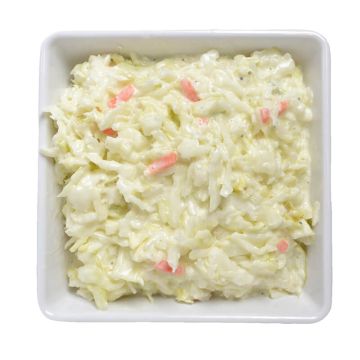 Bowl of Amish Style Coleslaw