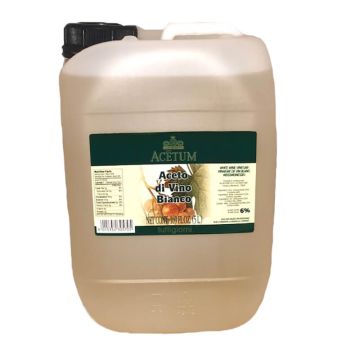 Jug of Barrel Aged White Wine Vinegar