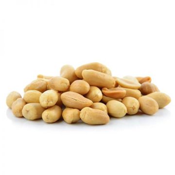 Pile of Blanched Raw Peanuts