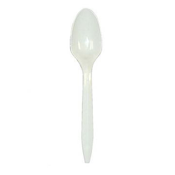 White Medium Spoon