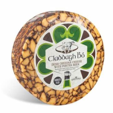 Wheel of Claddagh Bo Irish Chedder with Porter Beer