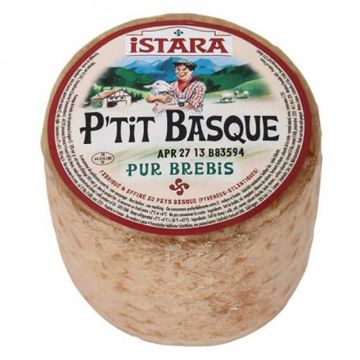 Wheel of P'tit Basque Cheese