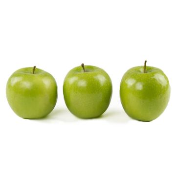 Three Organic Granny Smith Apples