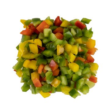 Tri-Colored Diced Peppers