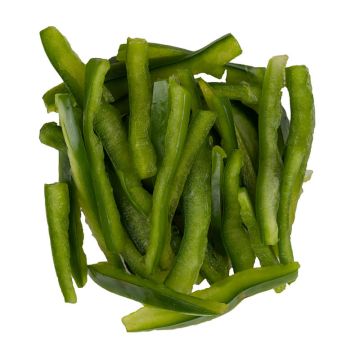 1/4" Julienne Green Pepper Strips