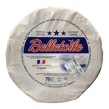 Wheel of 70% Creme Belletoile Brie 