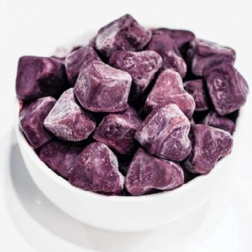 Bowl of Organic Unsweetened Heart Shaped Acai Berries