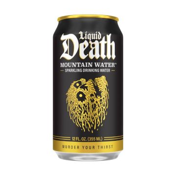 12 oz Sparkling Liquid Death Water