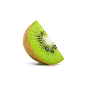 Unpeeled Kiwi Wedge