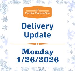 Delivery Updates for Monday, 1/26/2026.