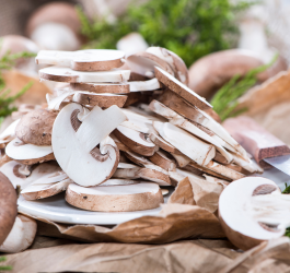 Rich & Ready to Go: Sliced Mushrooms!
